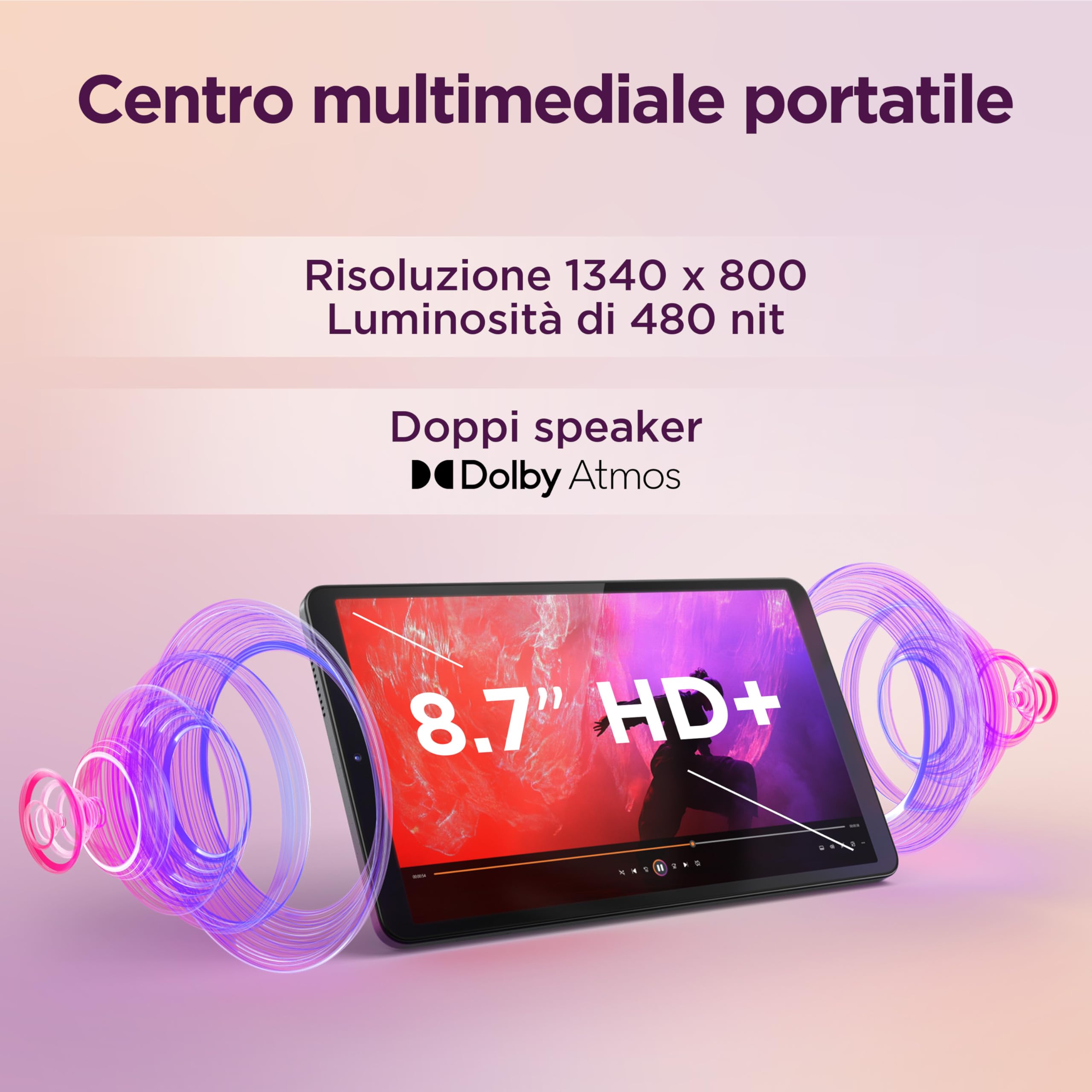 Lenovo Tab One + Clear Case レノボ Lenovo Tab One, Tablet Display 8.7